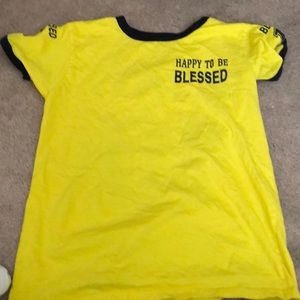 Yellow Blessed Tee Shirt